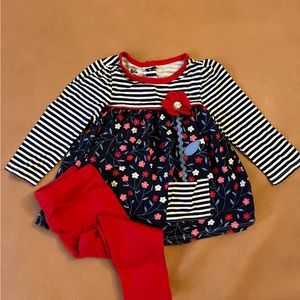 Kids Headquarters Tunic and Leggings 12m